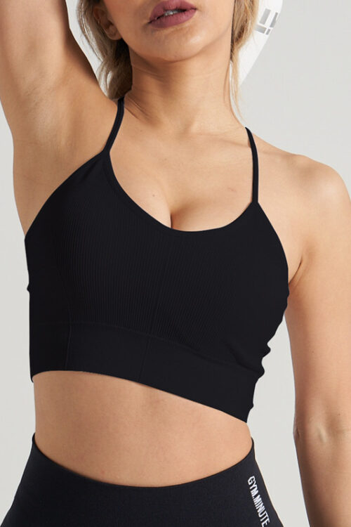 Buckle Shock-absorbing Cross Beauty Back Fitness Bra