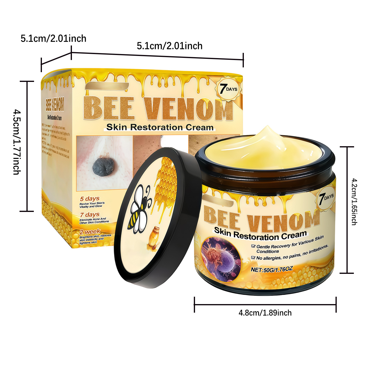 Youtian Mole Cleansing Skincare Body Cream - Image 4