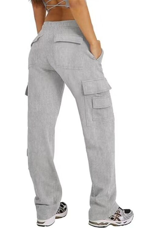 Multi-pocket Y2g Overalls Casual Loose Sports Fitness Wide-leg Pants